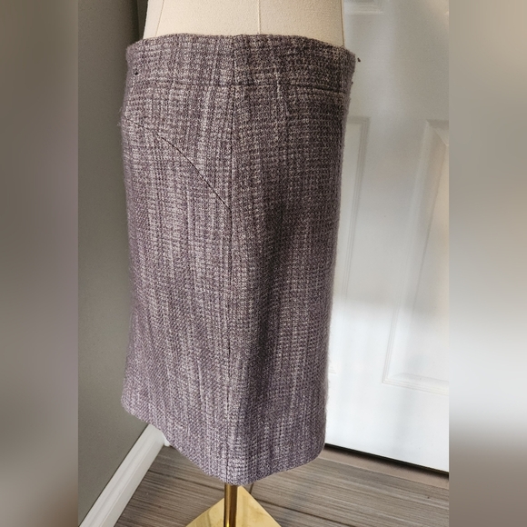 Banana Republic Taupe Skirt Suit - Size 4 - Picture 7 of 16